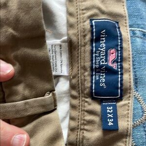 Vineyard Vines Men's Tan Jeans